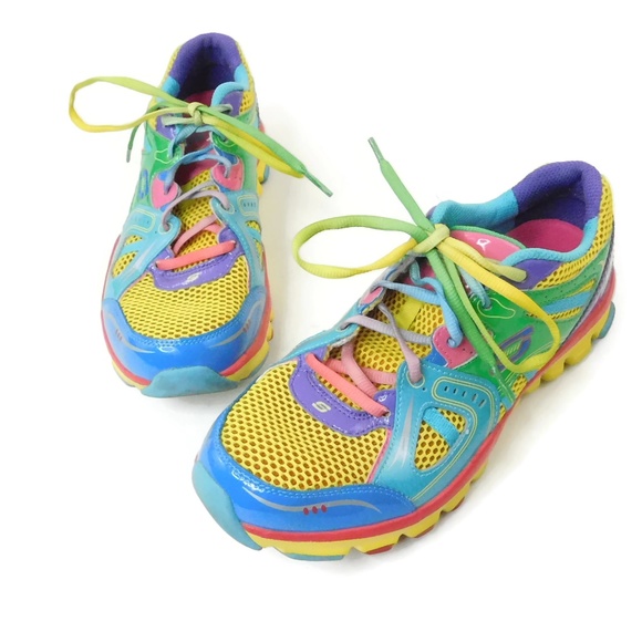 skechers rainbow shoes womens